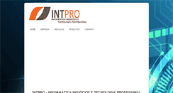Desktop Screenshot of intpro.com.br